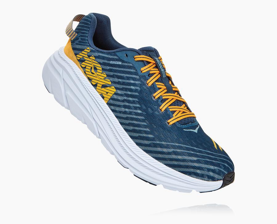 Hoka One One Running Shoes Mens Navy/White - Rincon - 39618XNIB